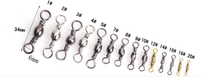 8-Piece Quick Pin Connector Ring for Fishing Gear
