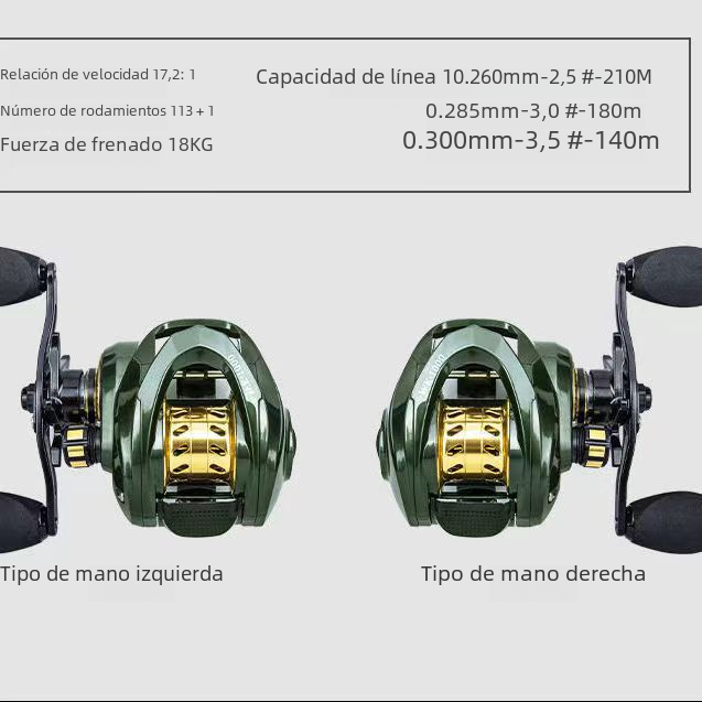 HEWEIU WK 1000 Gold Carving Line Cup Fishing Reel